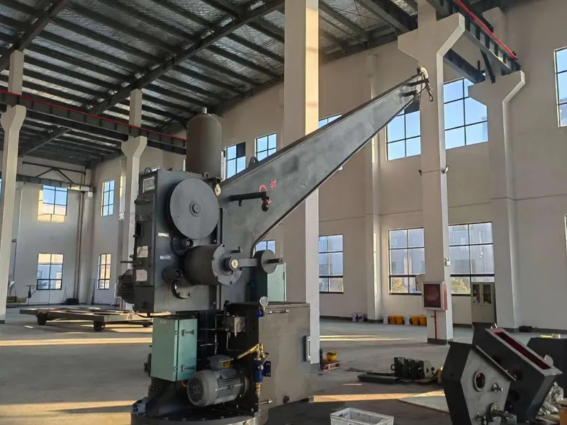 5.Судовой поворотный гидравлический кран.2